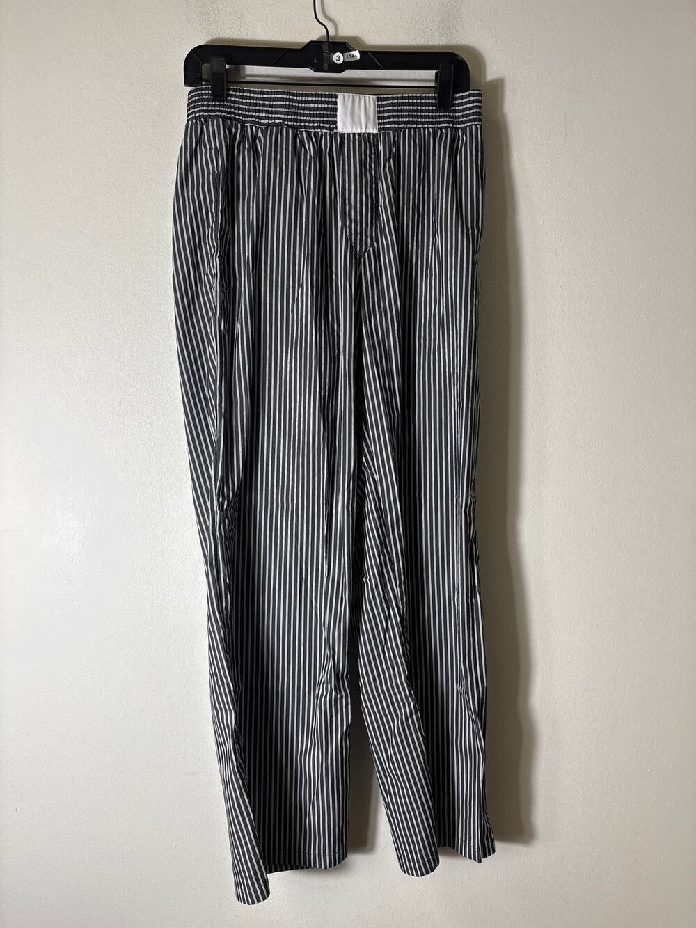 Lioness Black and White Stripe Loose Fit Pants Sz S